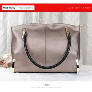 شنطة توت رمادية,شنطة كتف واسعة,شنطة جلد للعمل,شنطة رمادي فاتح,شنطة بمقابض مضفورة,شنط يومية عملية,شنطة كتف كلاسيك,شنط سرح.