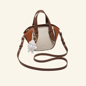 شنطة foxer نسائية جلد pu كروس وكتف بتصميم راقٍ وأنيق