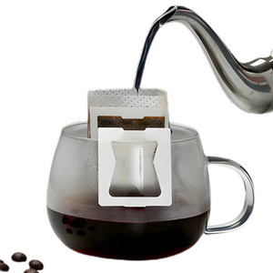 50 قطعة أكياس فلتر قهوة | أكياس drip coffee القابلة للاستخدام لمرة واحدة مع أذن تعليق