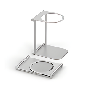 حامل ماكينة قهوة قابل للطي | حامل فلاتر من الألومنيوم متين ومحمول