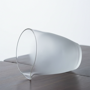 كوب شاهاي زجاجي شفاف شبه معتم بأسلوب ياباني | إبريق توزيع الشاي لطقم كونغفو